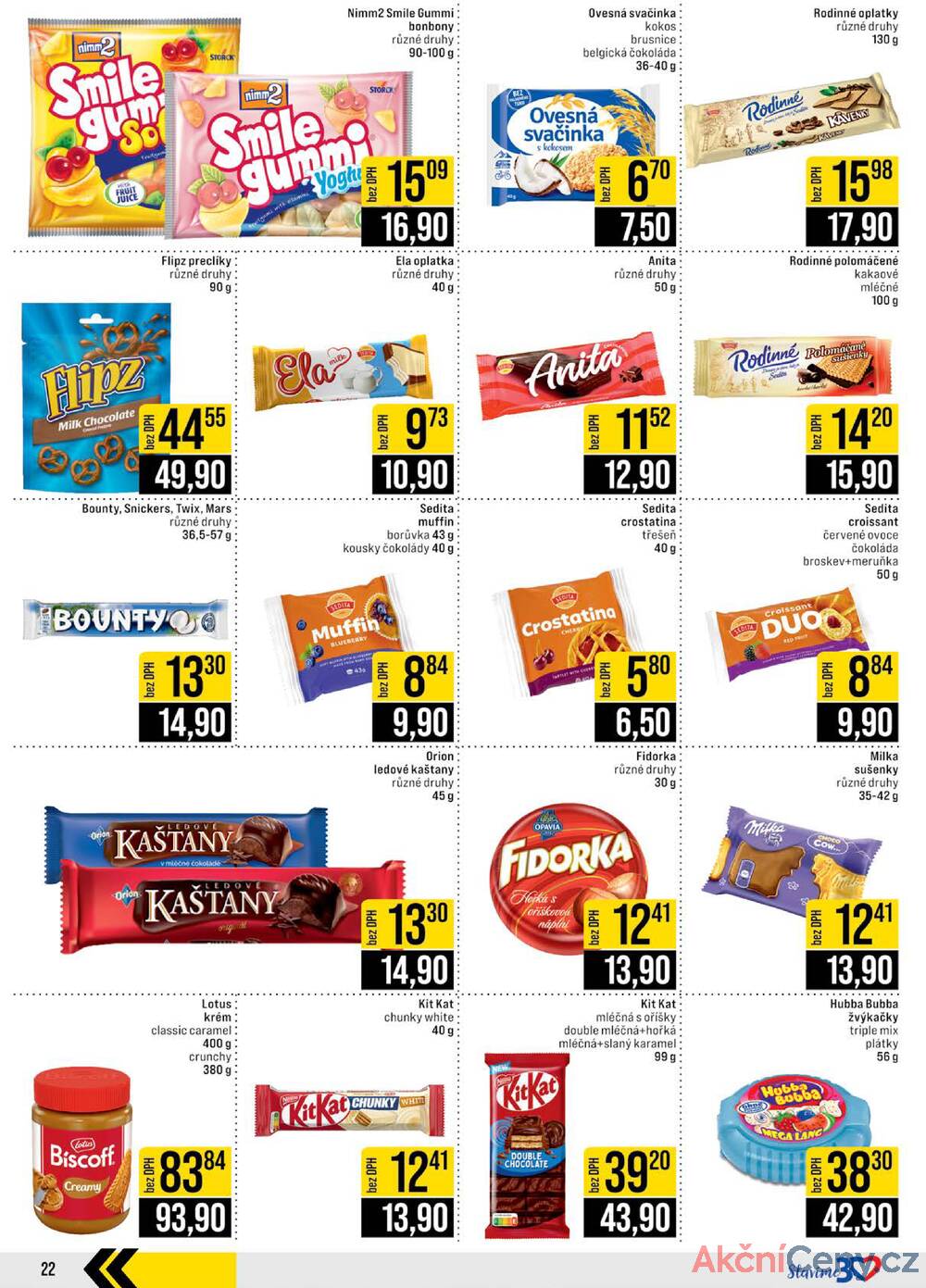Leták JIP - JIP Cash & Carry Brno, Praha, Ostrava, Jilemnice, Pardubice, Ostrava, Karlovy Vary, Olomouc a Zlín od 3.12. do 9.12.2025 - strana 22