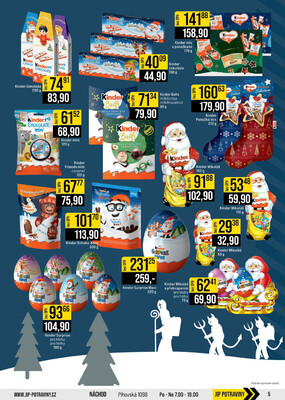 JIP Cash & Carry České Budějovice, Most, Náchod, Polička, Sušice a Svoboda nad Úpou od 3.12. do 9.12.2025