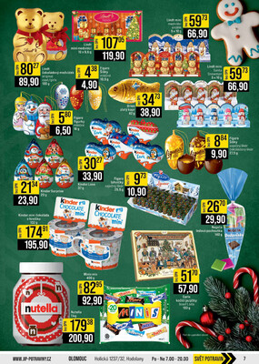 JIP Cash & Carry České Budějovice, Most, Náchod, Polička, Sušice a Svoboda nad Úpou od 3.12. do 9.12.2025