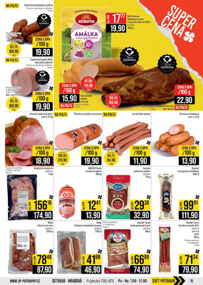 JIP Cash & Carry České Budějovice, Most, Náchod, Polička, Sušice a Svoboda nad Úpou od 3.12. do 9.12.2025