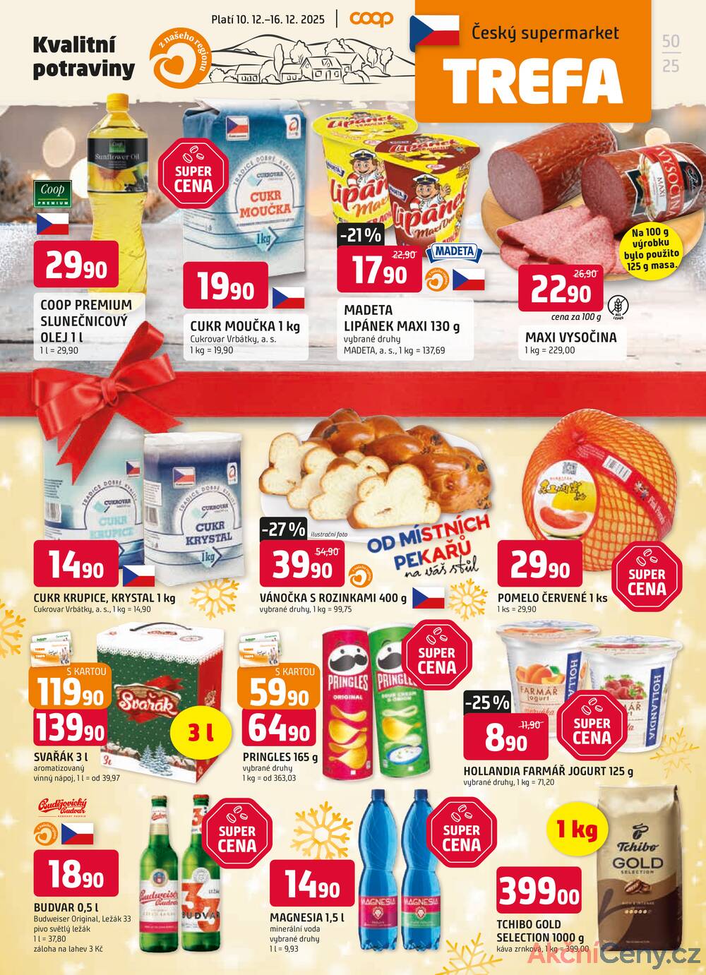 Leták Trefa - Trefa od 10.12. do 16.12.2025 - strana 1 Leták Trefa - Trefa od 10.12. do 16.12.2025 - strana 1