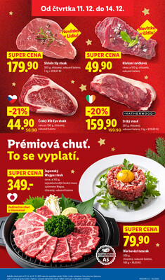 Lidl Čtvrtek od 11.12. do 14.12.2025