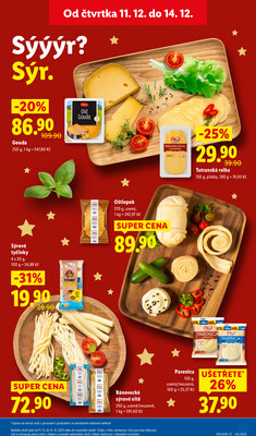 Lidl Čtvrtek od 11.12. do 14.12.2025