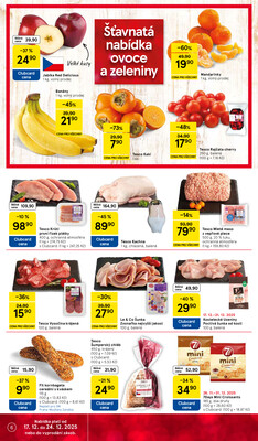 Tesco supermarkety od 17.12. do 24.12.2025
