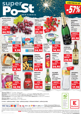 Kaufland 27.12. - 31.12. - Kaufland - Chomutov - Otvice