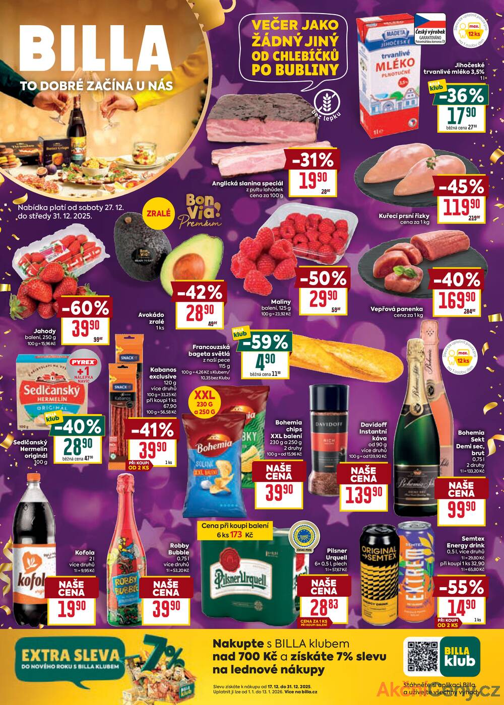 Leták Billa - Billa malý leták od 27.12. do 31.12.2025 - strana 1