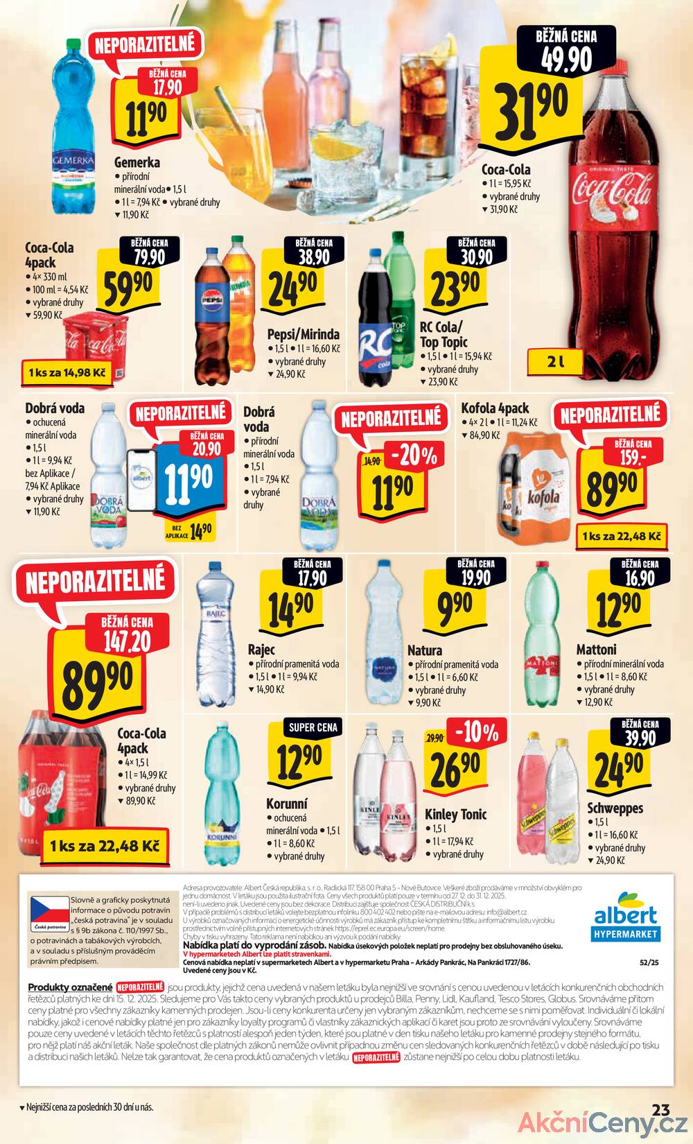 Leták Albert - Albert  Hypermarket od 27.12. do 31.12.2025 - strana 25