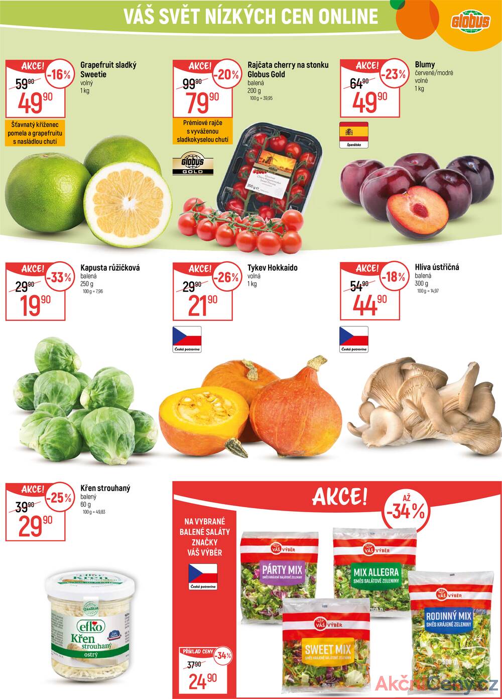Leták Globus - Akční leták Globus 27.12. - 31.12.2025 - Globus Opava - strana 1