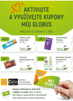 Akční leták Globus 27.12. - 31.12.2025 - Globus Ostrava