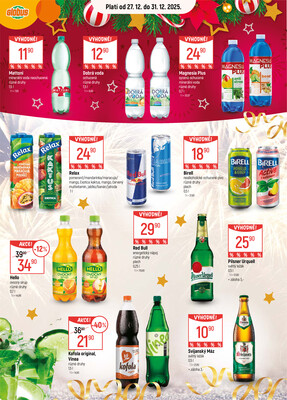 Akční leták Globus 27.12. - 31.12.2025 - Globus Praha - Štěrboholy