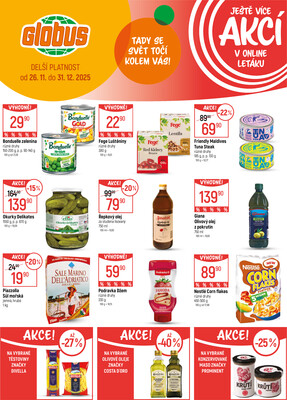 Akční leták Globus 27.12. - 31.12.2025 - Globus Praha - Štěrboholy