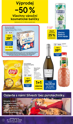 Tesco supermarkety od 27.12. do 31.12.2025