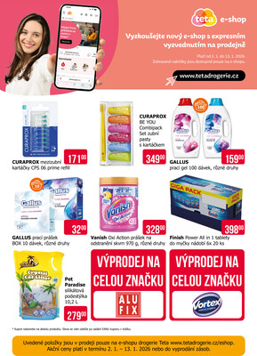 Teta drogerie eshop od 2.1. do 13.1.2026