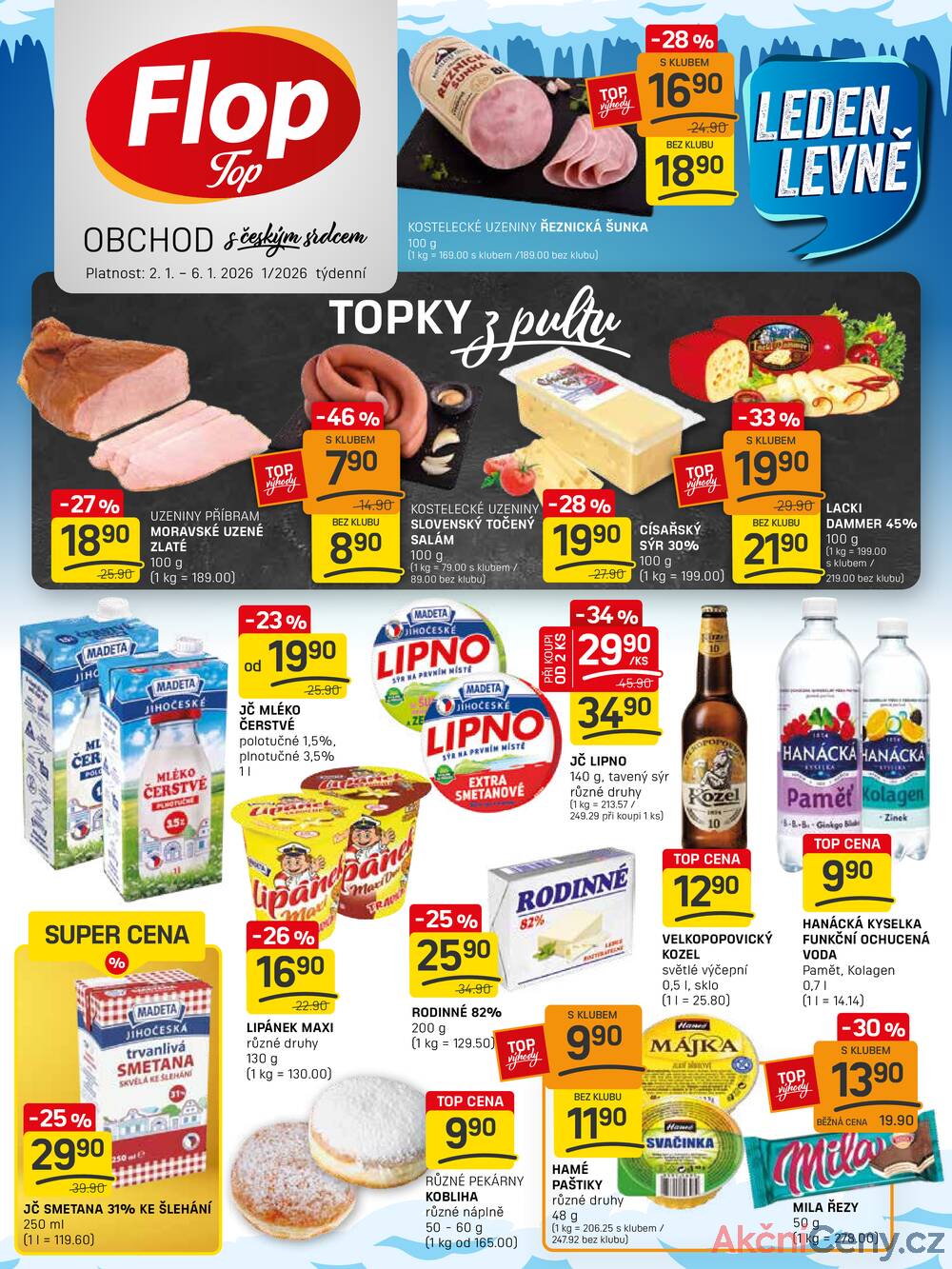 Leták FLOP TOP - FLOP TOP od 2.1. do 6.1.2026 - strana 1