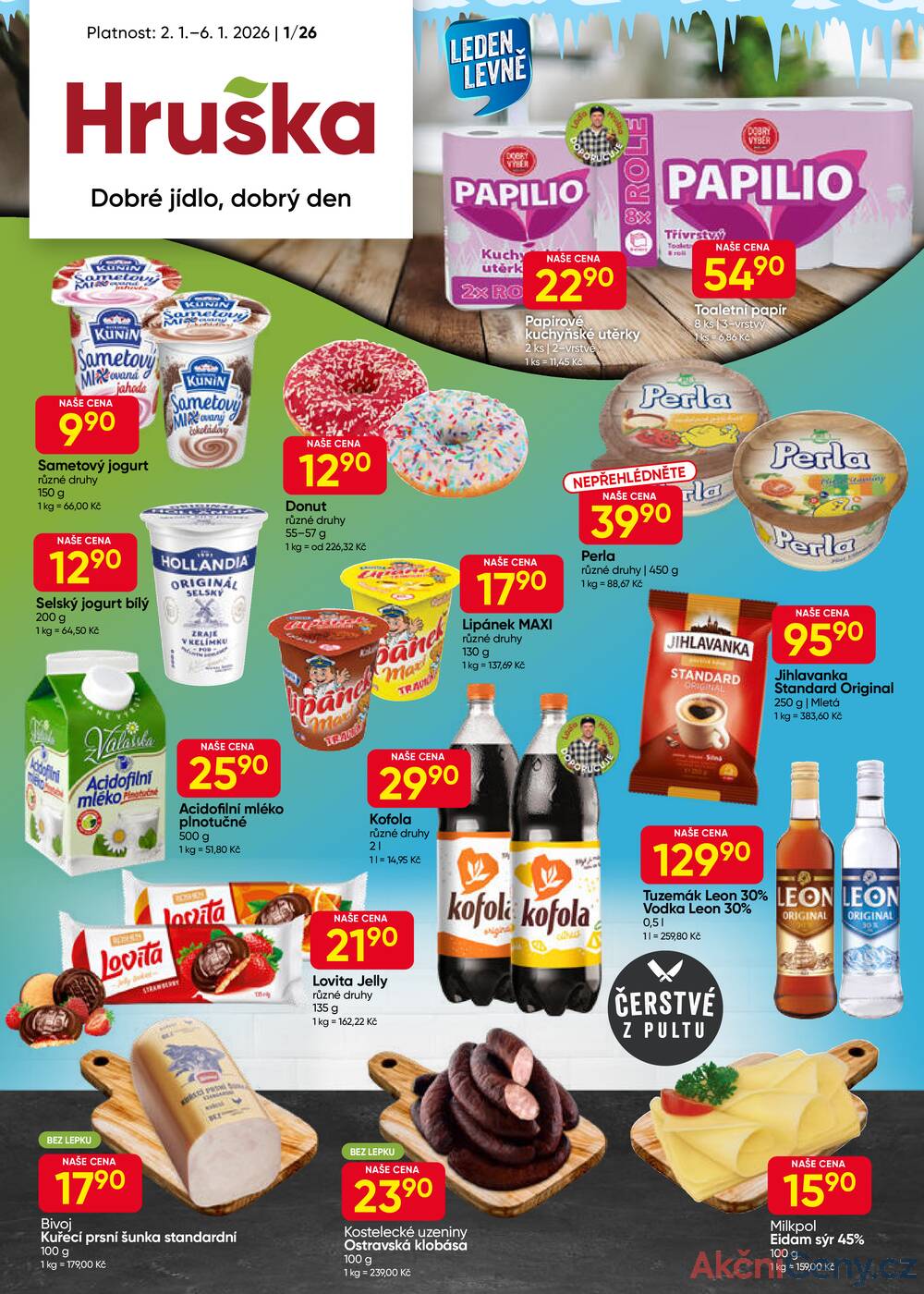 Leták Hruška - Hruška od 2.1. do 6.1.2026 - strana 1