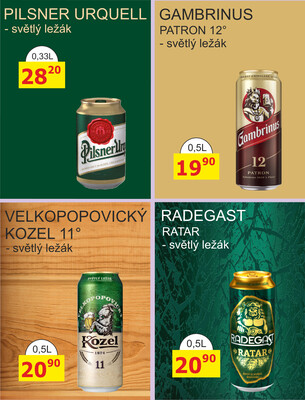 BENE Nápoje od 1.1. do 31.1.2026