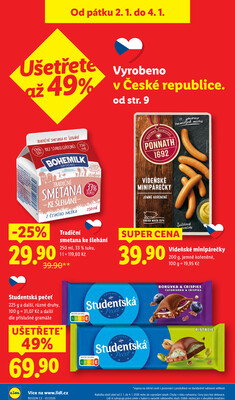 Lidl Pátek od 2.1. do 4.1.2026