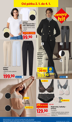 Lidl Pátek od 2.1. do 4.1.2026