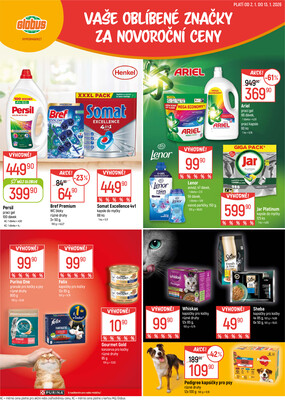 Akční leták Globus 2.1. - 6.1.2026 - Globus Praha - Centrum Černý Most