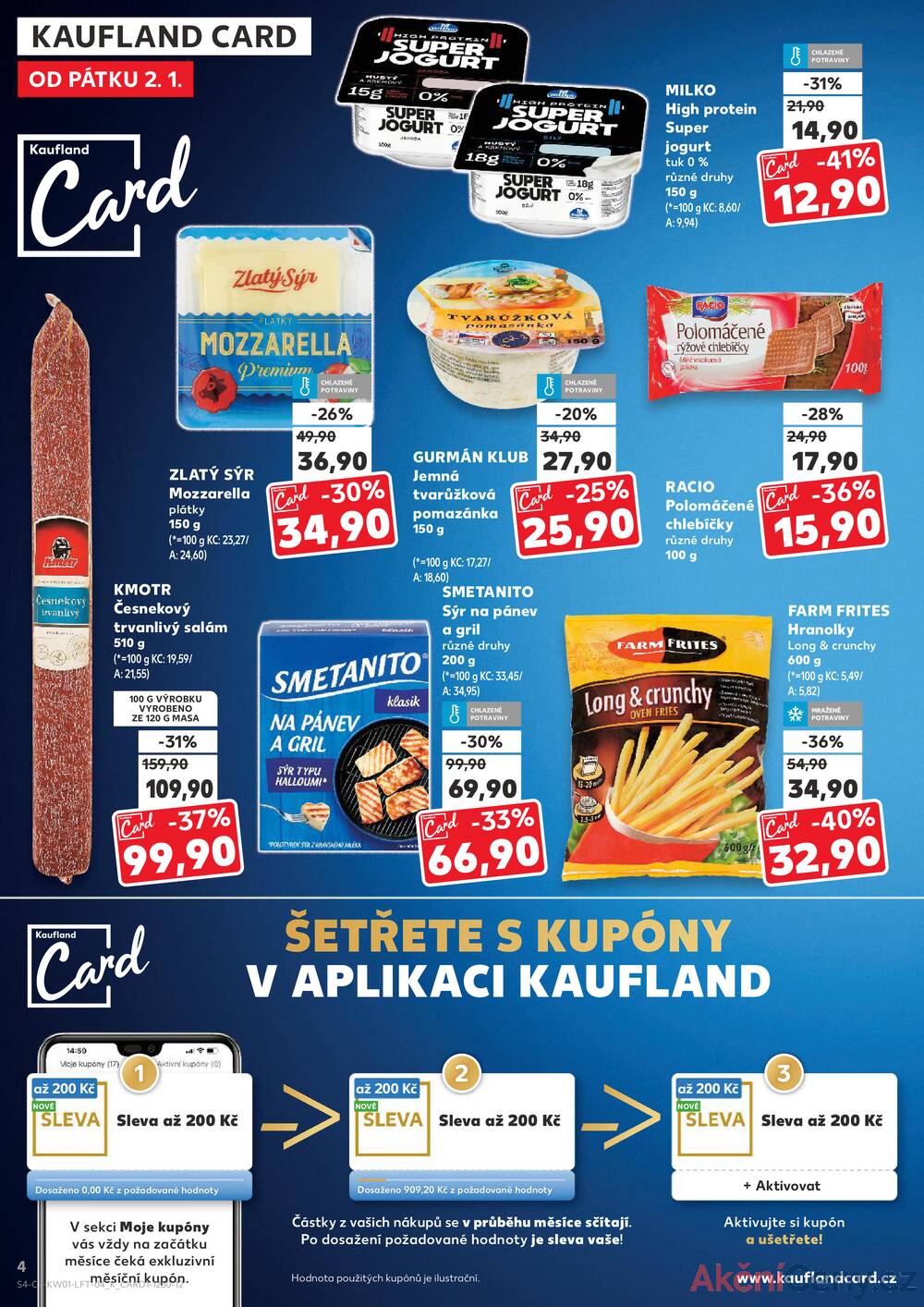 Leták Kaufland - Kaufland 2.1. - 6.1. - Kaufland - Praha 3 (Jarov) - strana 4