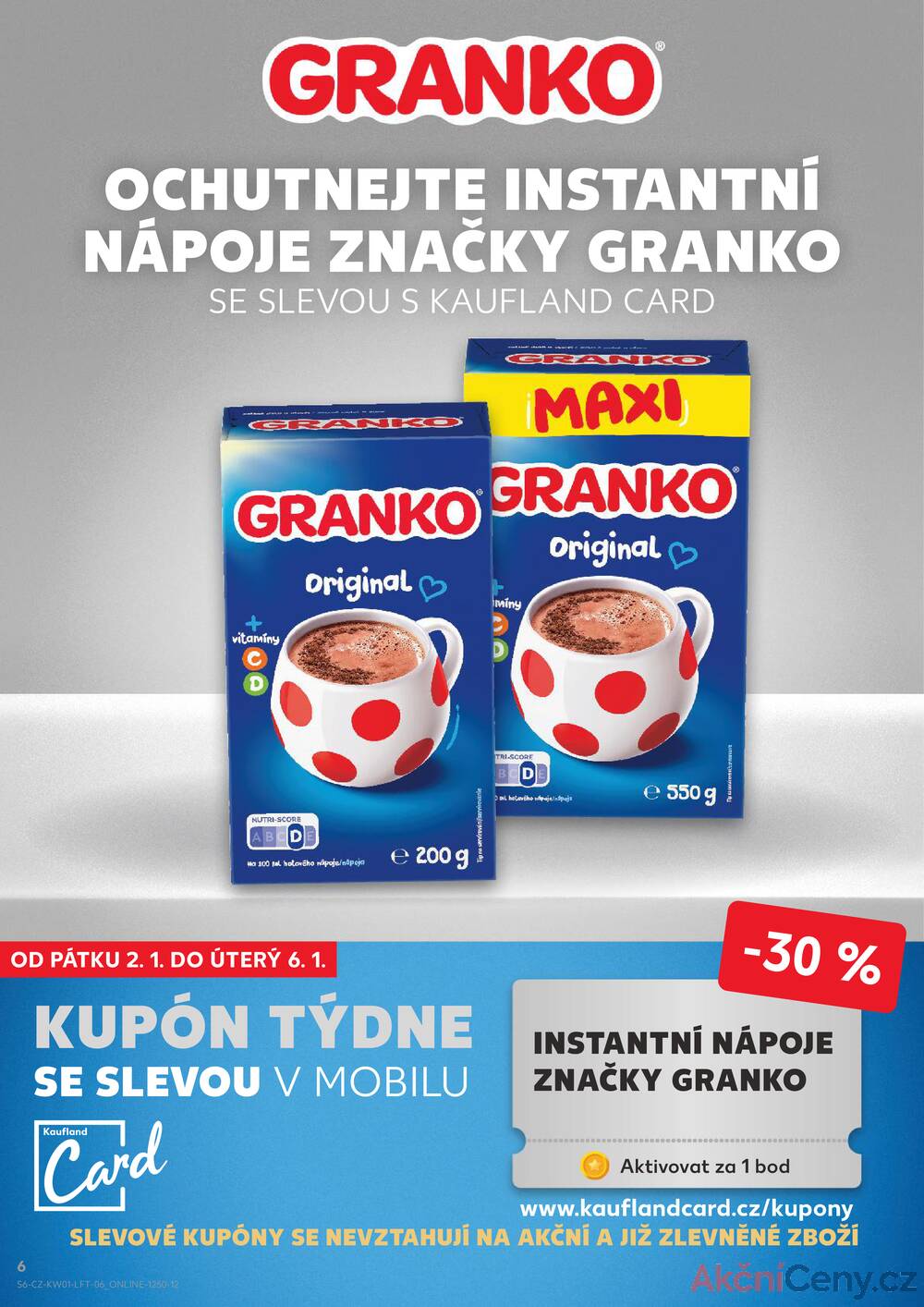 Leták Kaufland - Kaufland 2.1. - 6.1. - Kaufland - Praha 3 (Jarov) - strana 6