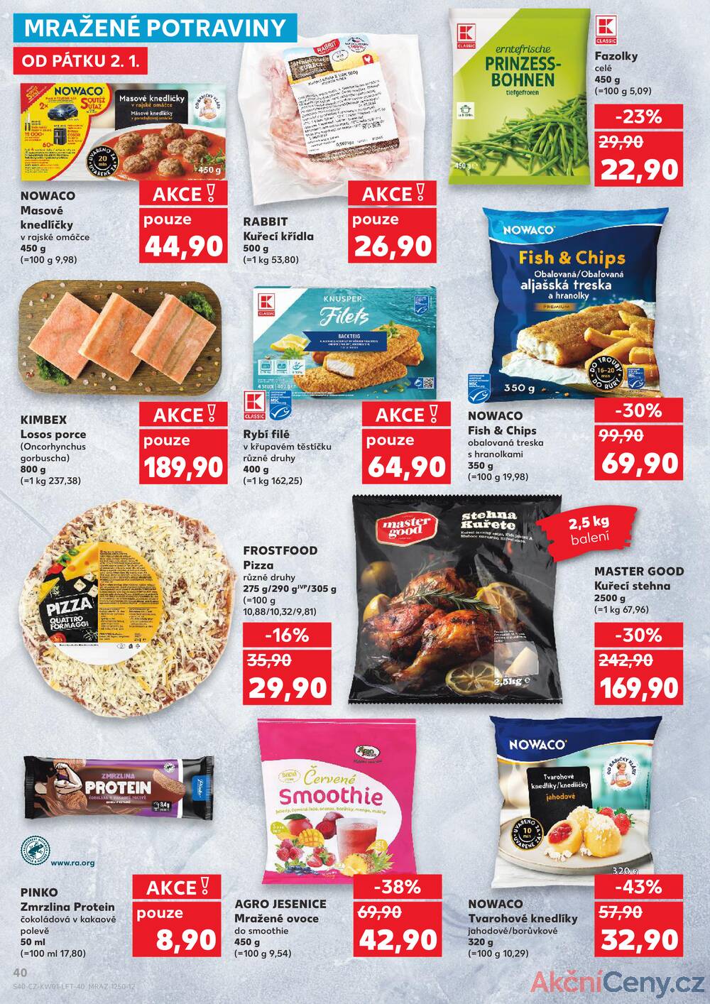 Leták Kaufland - Kaufland 2.1. - 6.1. - Kaufland - Havlíčkův Brod - strana 40