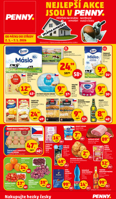 Penny Market od 2.1. do 7.1.2026