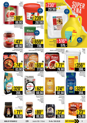 JIP Cash & Carry České Budějovice, Most, Náchod, Polička, Sušice a Svoboda nad Úpou od 2.1. do 7.1.2026