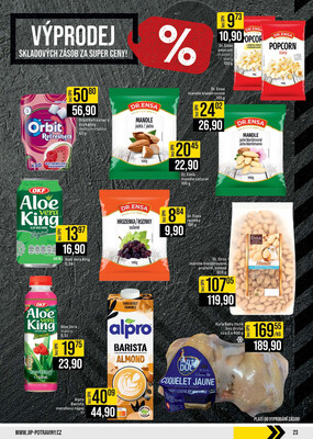 JIP Cash & Carry České Budějovice, Most, Náchod, Polička, Sušice a Svoboda nad Úpou od 2.1. do 7.1.2026