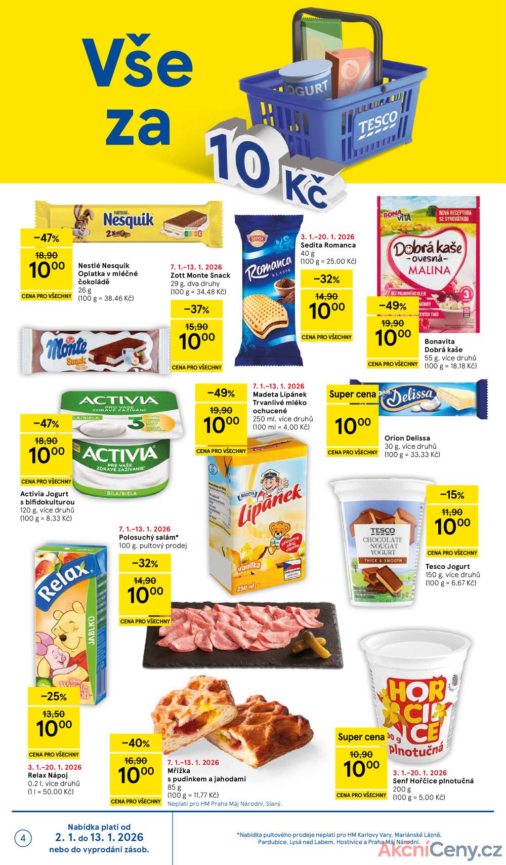 Leták Tesco - Tesco malé hypermarkety od 7.1. do 13.1.2026 - strana 4