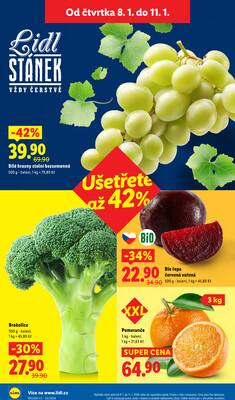 Lidl Čtvrtek od 8.1. do 11.1.2026