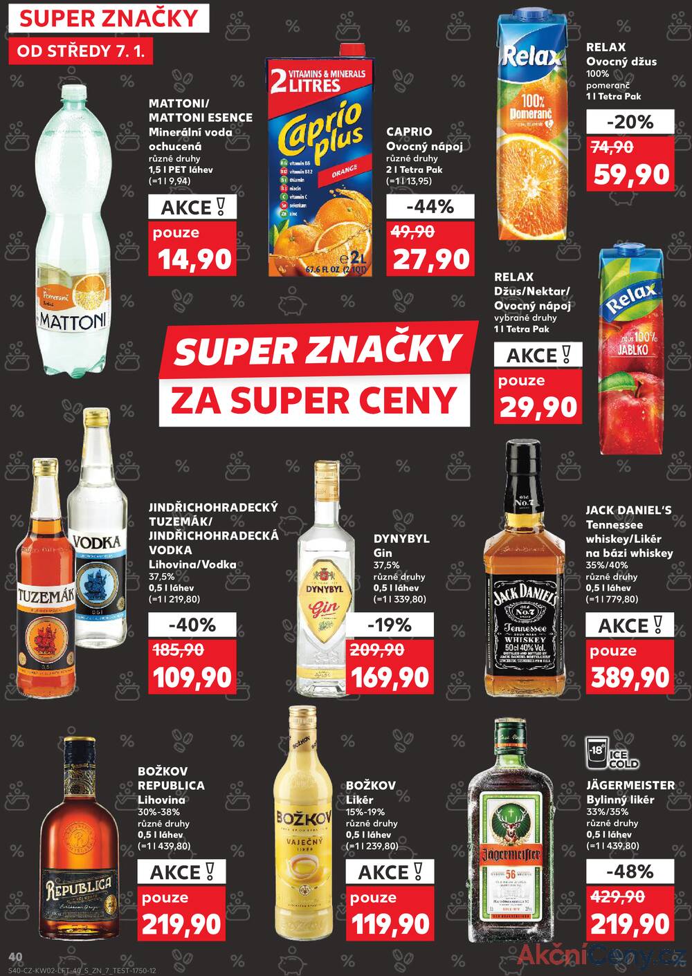 Leták Kaufland - Kaufland 7.1. - 13.1. - Kaufland - Teplice - strana 40
