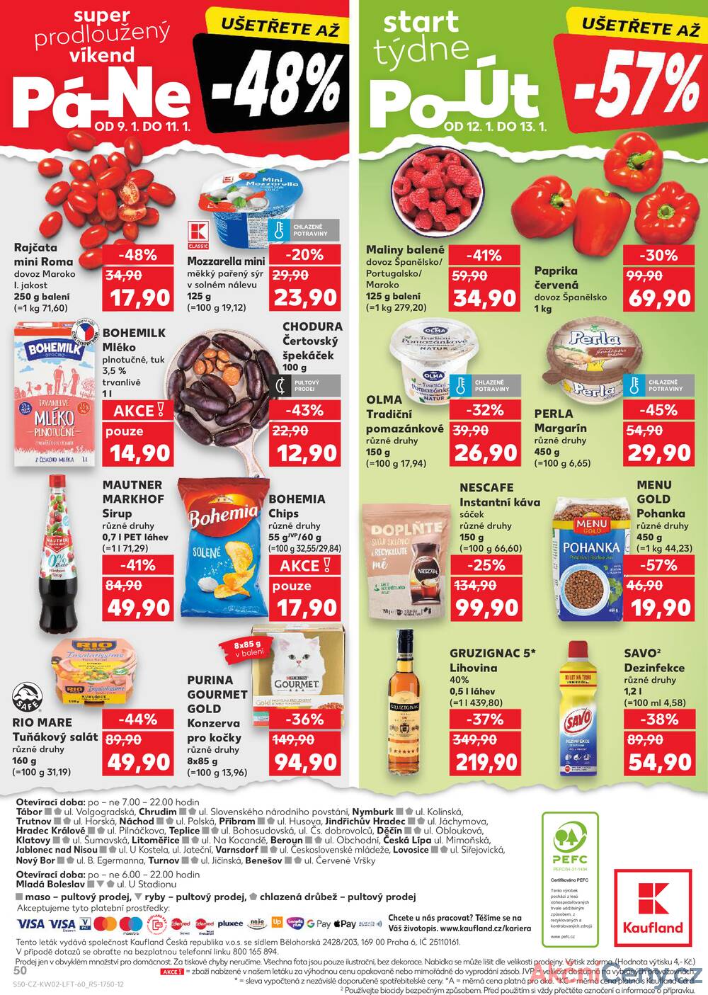 Leták Kaufland - Kaufland 7.1. - 13.1. - Kaufland - Klatovy - strana 50