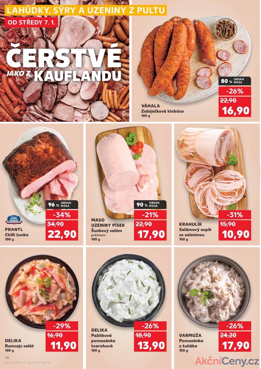Leták Kaufland - Kaufland 7.1. - 13.1. - Kaufland - Česká Třebová - strana 16
