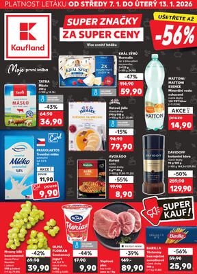 Leták Kaufland 7.1. - 13.1. - Kaufland - Ostrava - Zábřeh