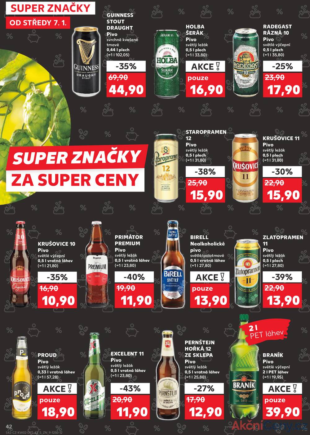 Leták Kaufland - Kaufland 7.1. - 13.1. - Kaufland - Olomouc - Štursova - strana 42