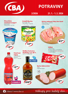 leták CBA