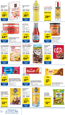 Tesco supermarkety od 14.1. do 20.1.2026