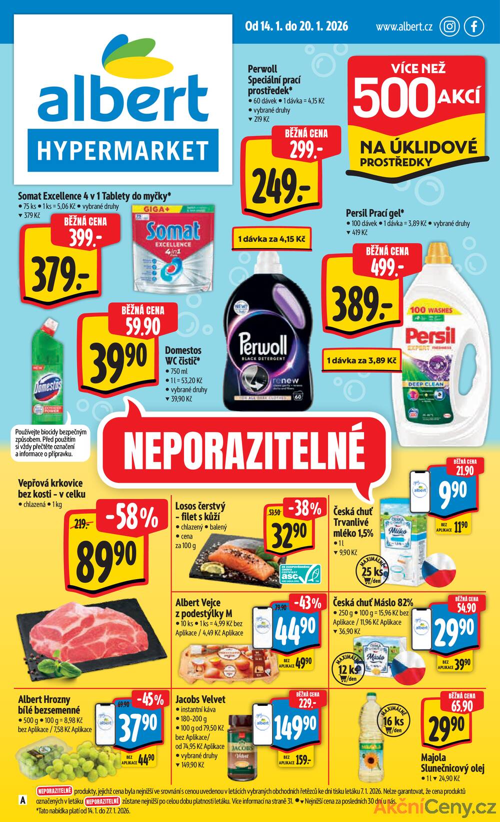 Leták Albert - Albert Hypermarket Jihomoravský od 14.1. do 20.1.2026 - strana 1
