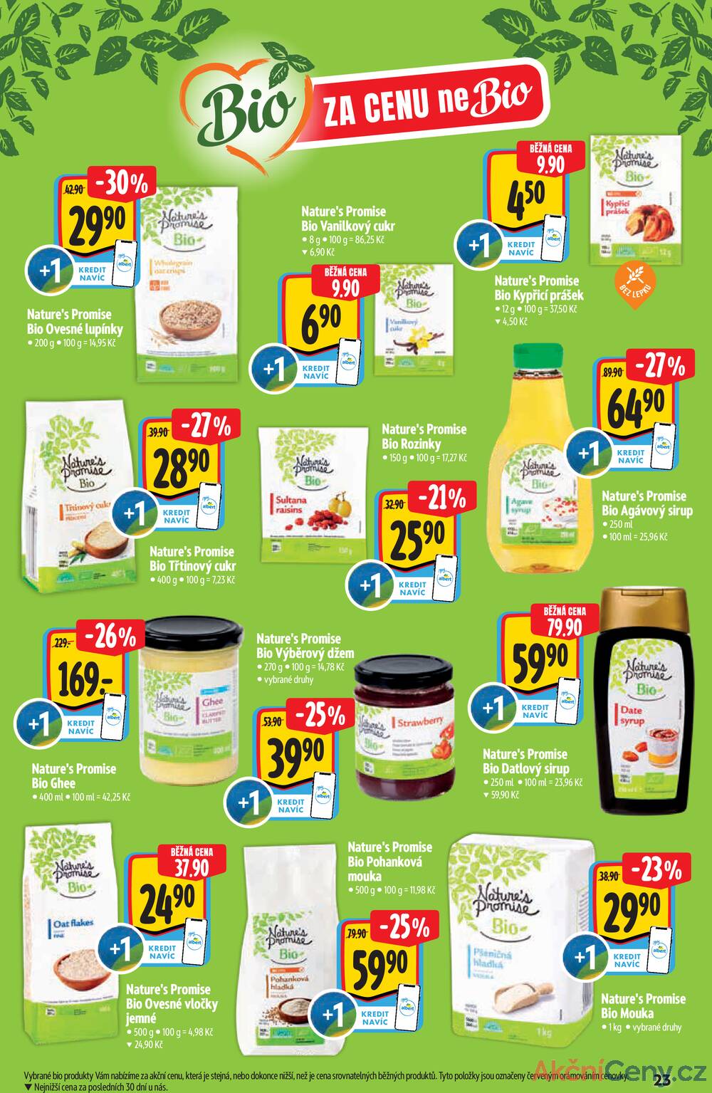 Leták Albert - Albert Supermarket katalog Bio od 14.1. do 10.2.2026 - strana 23