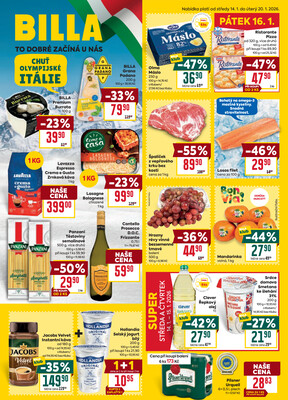 Leták Billa malý leták od 14.1. do 20.1.2026