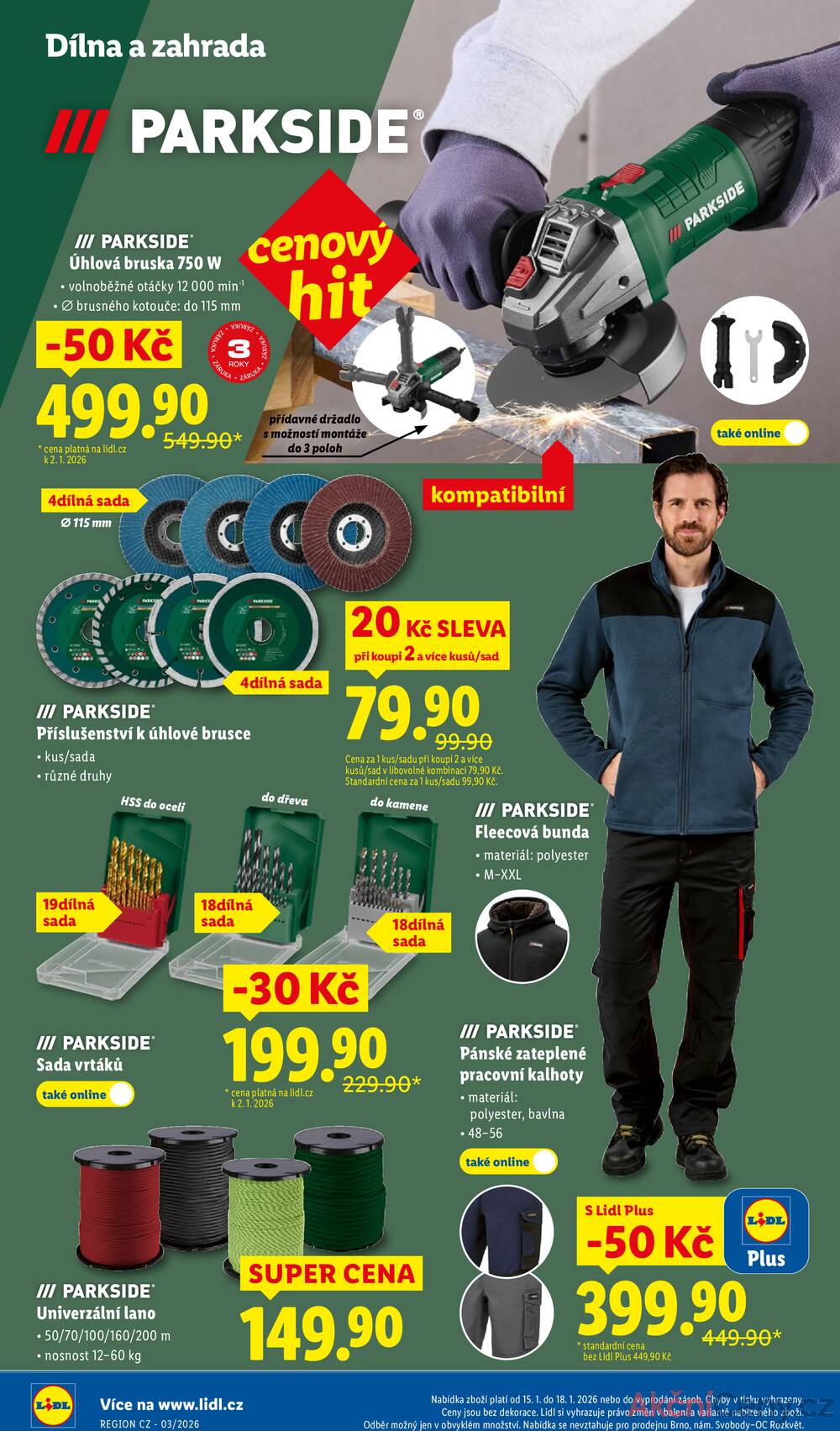 Lidl Čtvrtek od 15.1. do 18.1.2026