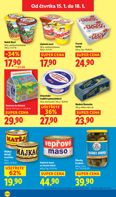 Lidl Čtvrtek od 15.1. do 18.1.2026