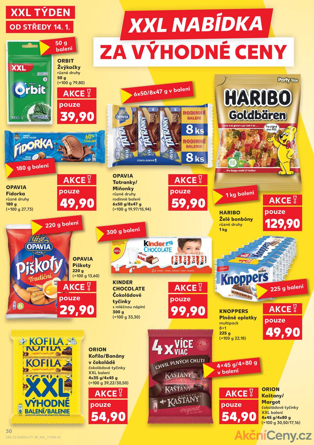 Leták Kaufland - Kaufland 14.1. - 20.1. - Kaufland - Pelhřimov - strana 30 Leták Kaufland - Kaufland 14.1. - 20.1. - Kaufland - Pelhřimov - strana 30