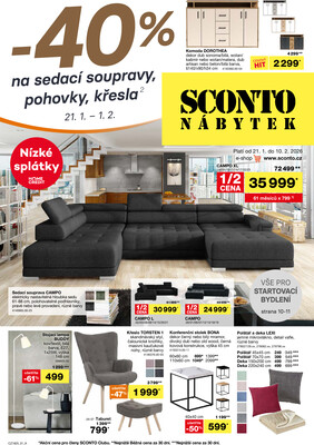 SCONTO Nábytek : 1 leták