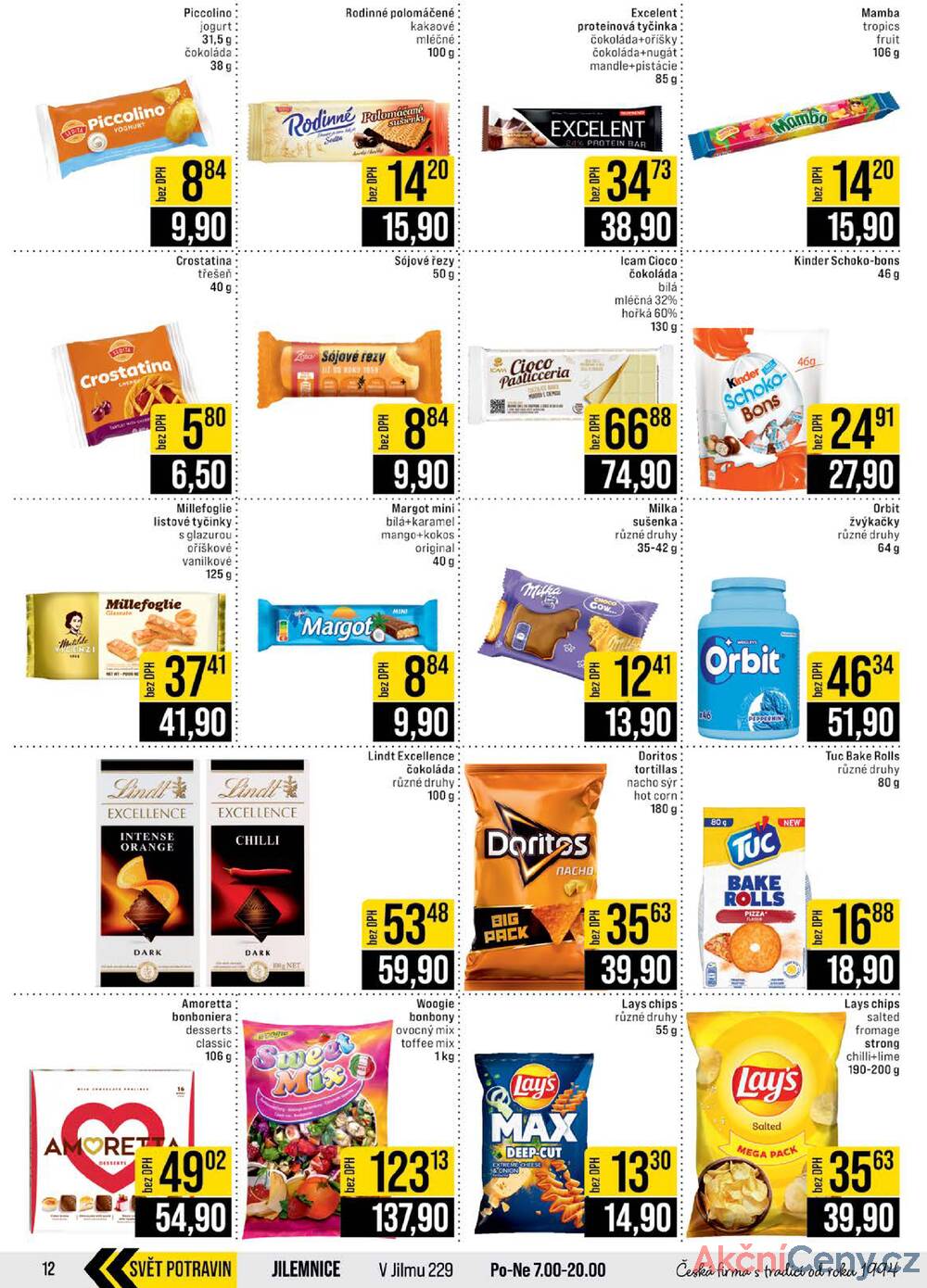 Leták JIP - JIP Cash & Carry Brno, Praha, Ostrava, Jilemnice, Pardubice, Ostrava, Karlovy Vary, Olomouc a Zlín od 14.1. do 20.1.2026 - strana 12