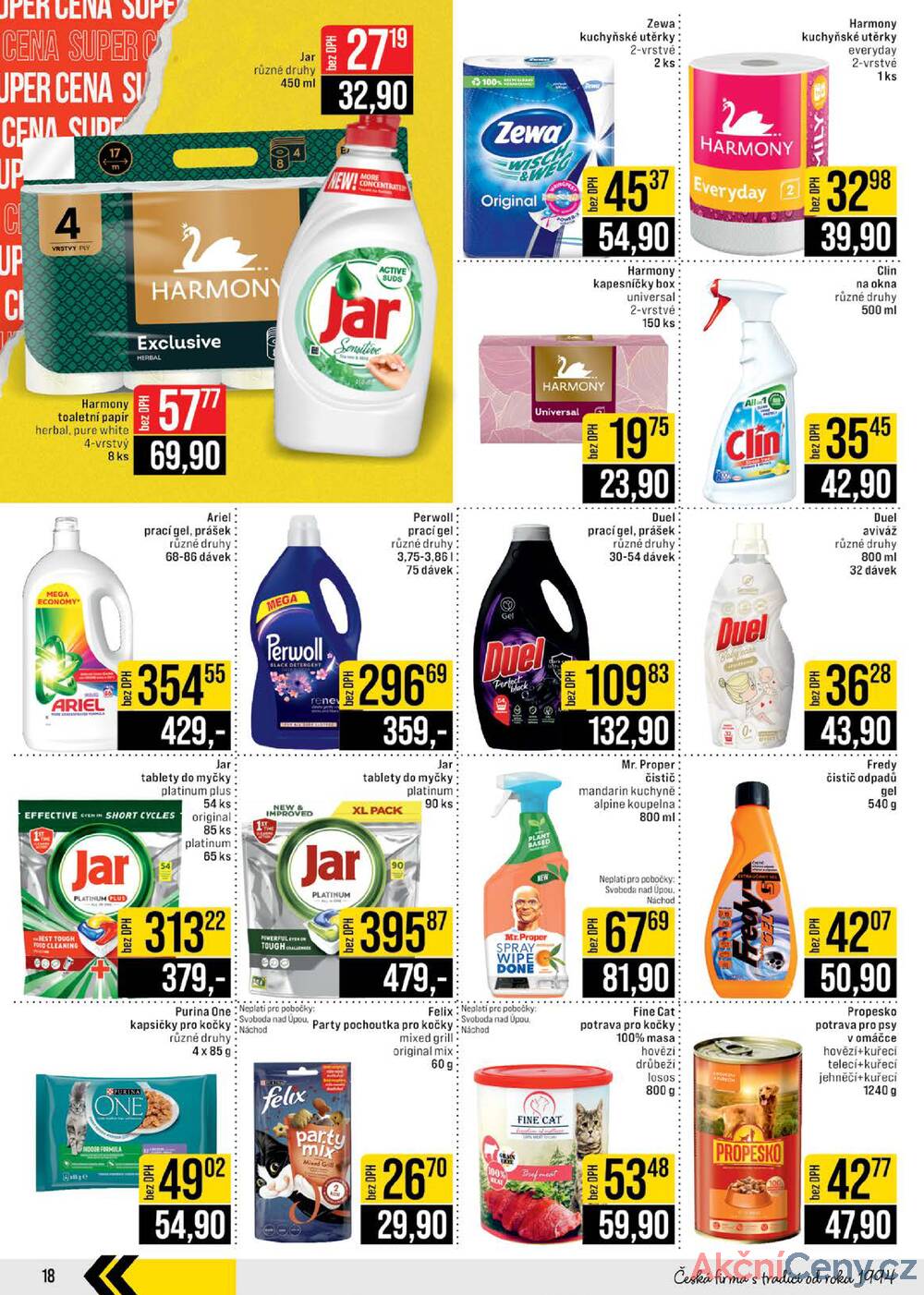 JIP Cash & Carry České Budějovice, Most, Náchod, Polička, Sušice a Svoboda nad Úpou od 14.1. do 20.1.2026