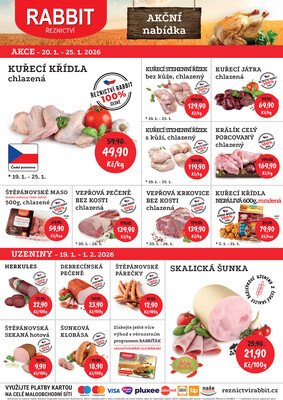 RABBIT řeznictví : 1 leták