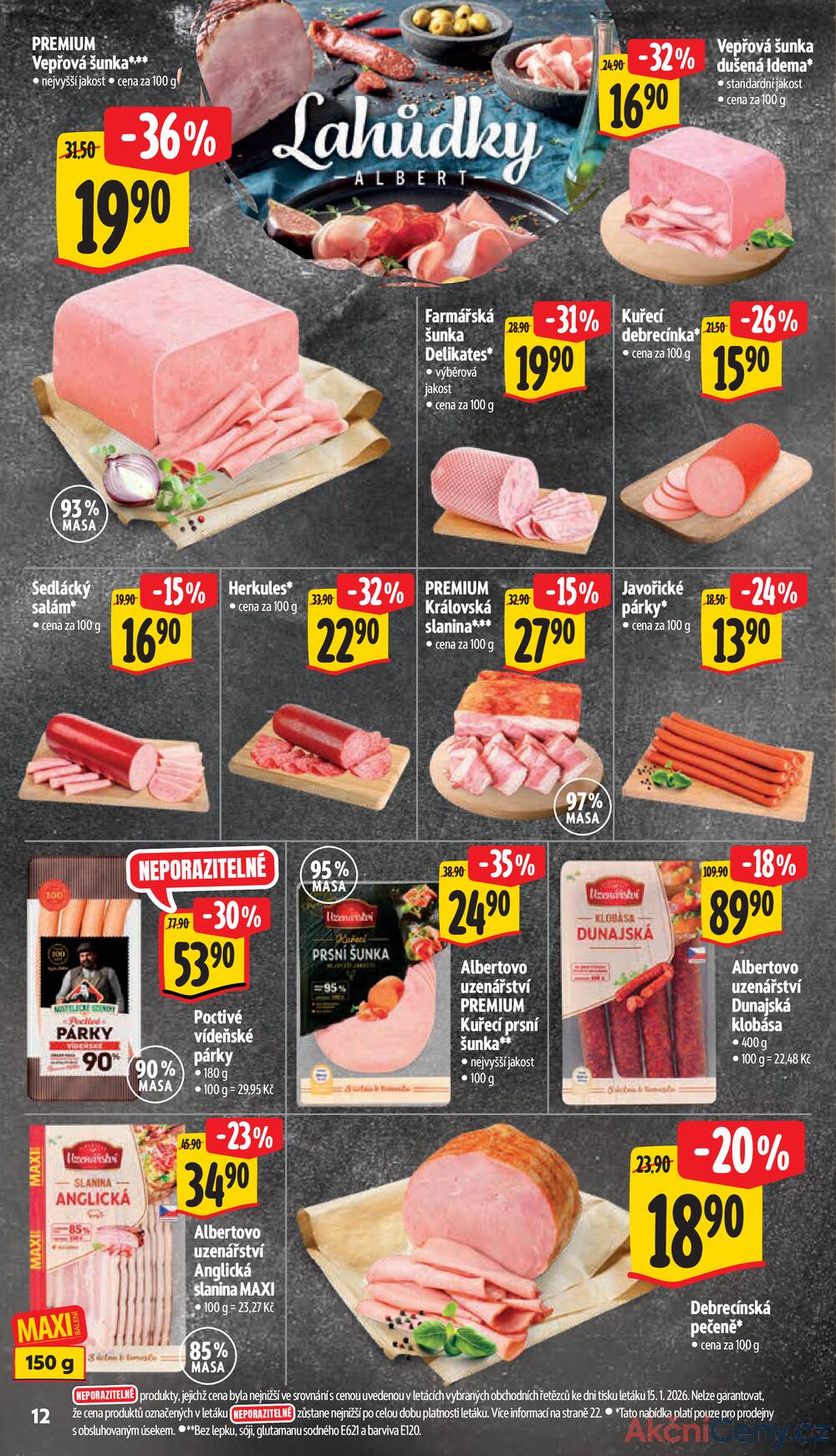 Albert Supermarket Jihomoravský od 21.1. do 27.1.2026