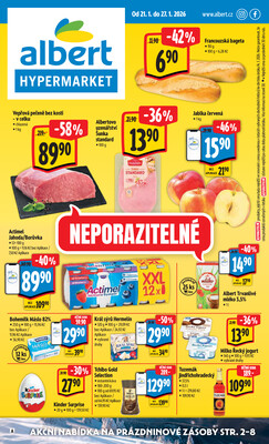 Leták Albert Hypermarket Jihomoravský od 21.1. do 27.1.2026